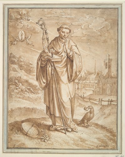 San Benito de Hieronymus Wierix