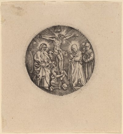 La Crucifixión llamada la Empuñadura de la Espada de Maximiliano de Hieronymus Wierix and Antonie Wierix after Albrecht Dürer