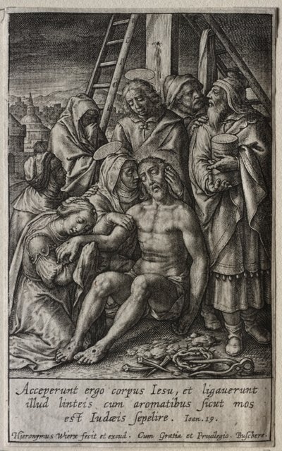 La Pasión: Descendimiento de la Cruz de Hieronymus or Jerome Wierix