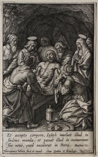 La Pasión: El Entierro de Hieronymus or Jerome Wierix