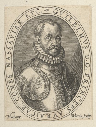 Guillermo el Silencioso, finales del siglo XVI-principios del siglo XVII (grabado) de Hieronymus or Jerome Wierix