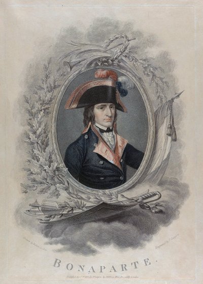 Napoleón I Bonaparte - Ledru, Hilaire (1769-1840) - 1801 - Aguafuerte, acuarela - 40x51,2 - Colección particular de Hilaire Ledru