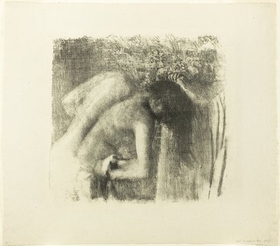 Después del baño (versión grande) de Hilaire Germain Edgar Degas