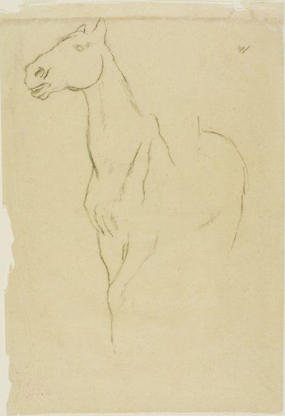 Caballo torneado tres cuartos de Hilaire Germain Edgar Degas