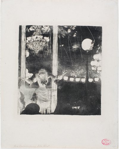 La señorita Bécat en el Café des Ambassadeurs de Hilaire Germain Edgar Degas