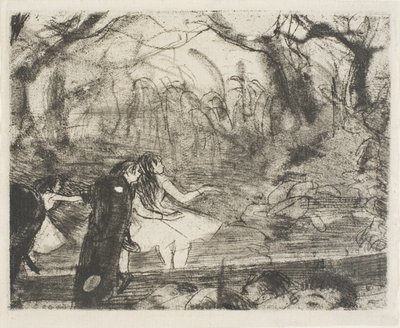 En el Escenario III de Hilaire Germain Edgar Degas