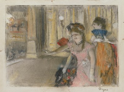 Cantantes en el escenario de Hilaire Germain Edgar Degas