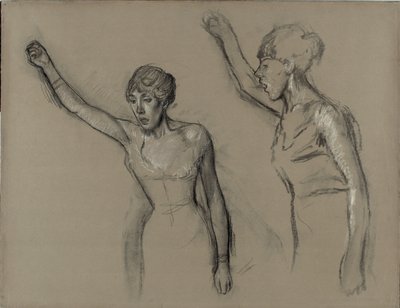 Estudio de un cantante de Hilaire Germain Edgar Degas