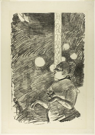 La canción del perro de Hilaire Germain Edgar Degas