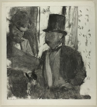 Los dos conocedores de Hilaire Germain Edgar Degas