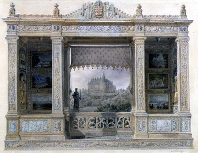 El Chateau Chatillon-Coligny-Montmorency, c.1820 de Hilaire Thierry