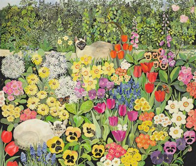 Gatos de primavera de Hilary Jones