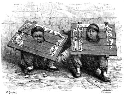 El cepo en Japón antes de la revolución, 1895 de Hildibrand