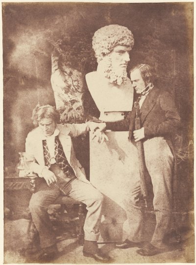 D. O. Hill y el Profesor James Miller de Hill and Adamson