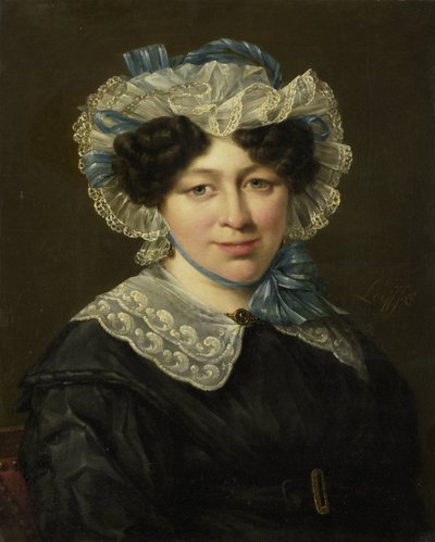 Retrato de Maria Adriana van der Sluys, esposa de Hermanus Martinus Eekhout de Hillebrand Dirk Loeff