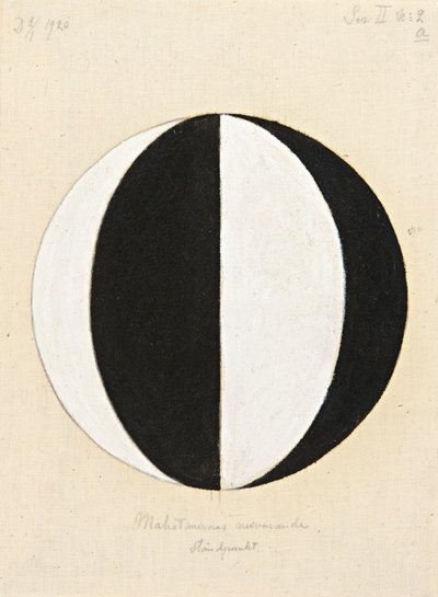 El punto de vista actual de los Mahatmas de Hilma af Klint