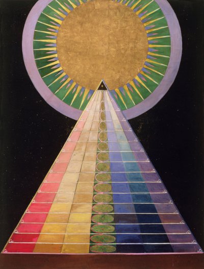 Sin título No. 1 de una serie de pinturas de altar, 1915 de Hilma af Klint