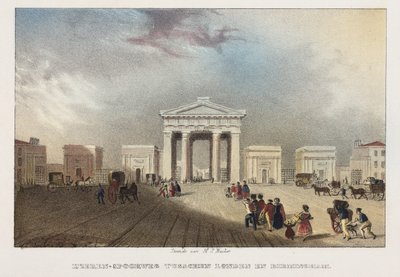 Estación de Euston, Londres de Hilmar Johannes after Backer