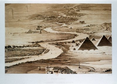 De Alejandría a la Segunda Catarata, Egipto, 1841 de Himely