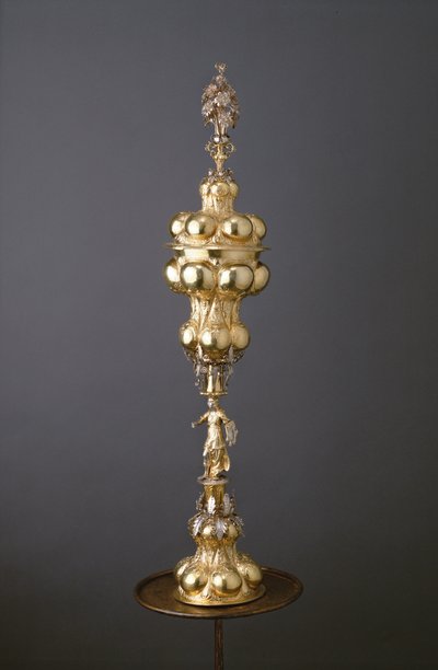 Copa Minerva de Medingen, c.1650 (plata y vermeil) de Hinrich Ohmssen