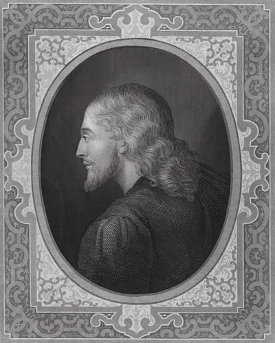 La única semejanza verdadera de nuestro Salvador (grabado) de Hippolyte (1797 1856) (after) Delaroche