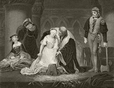 La ejecución de Lady Jane Grey de Hippolyte (1797-1856) (after) Delaroche