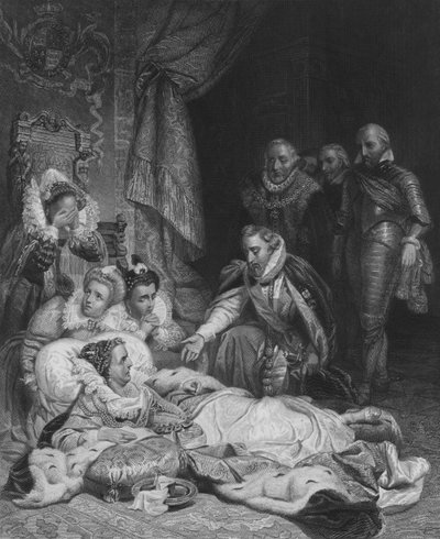 La Muerte de la Reina Isabel de Hippolyte Delaroche