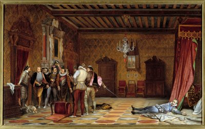 Asesinato del Duque de Guisa (Enrique I de Lorena, conocido como el Balafré) de Paul Delaroche