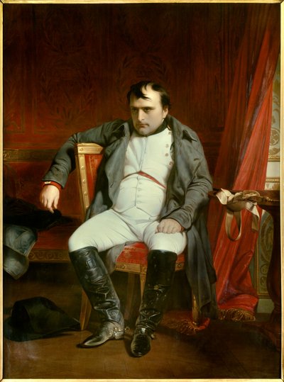 Retrato de Napoleón I en Fontainebleau el 31/03/1814 de Paul Delaroche
