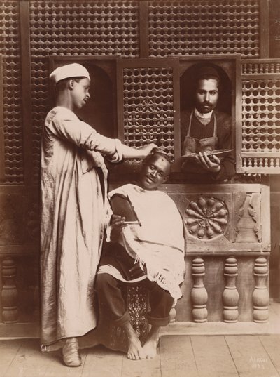 barberos en el trabajo de Hippolyte Arnoux