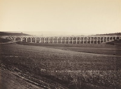 Arcadas de puente sobre el Vanne de Hippolyte Auguste Collard