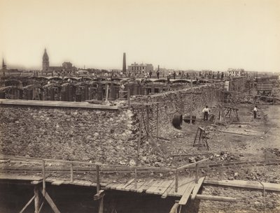 Depósito de Montrouge, cuenca superior, lado derecho, c. 1870 de Hippolyte Auguste Collard
