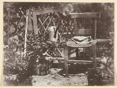 Silla en un jardín de Hippolyte Bayard