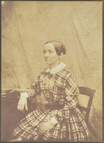[Retrato de una mujer sentada] de Hippolyte Bayard