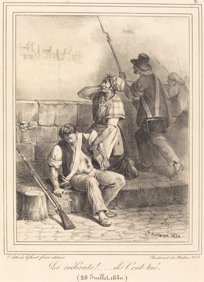 "¡Los sinvergüenzas!..." de Hippolyte Bellange