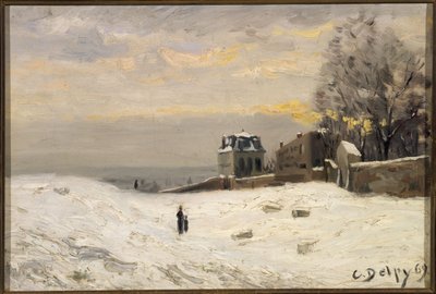 Nieve en Montmartre de Hippolyte Camille Delpy