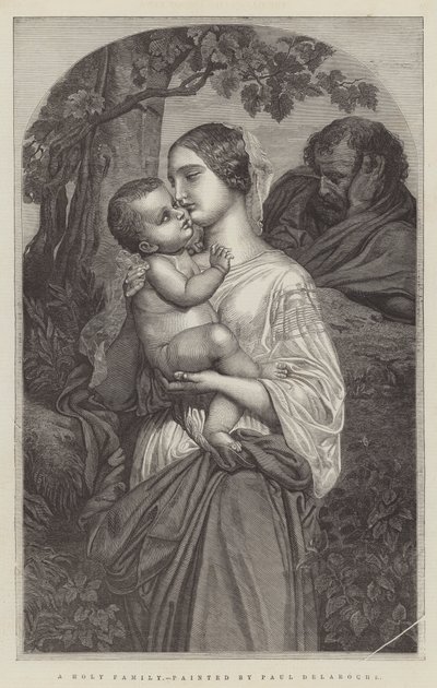 Una Sagrada Familia de Hippolyte Delaroche