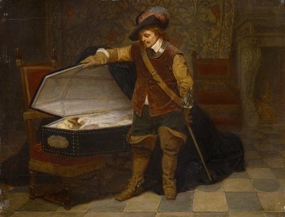 Cromwell y Carlos I, después de 1831 de Hippolyte Delaroche