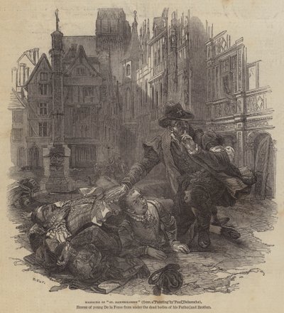 La masacre de San Bartolomé de Hippolyte Delaroche