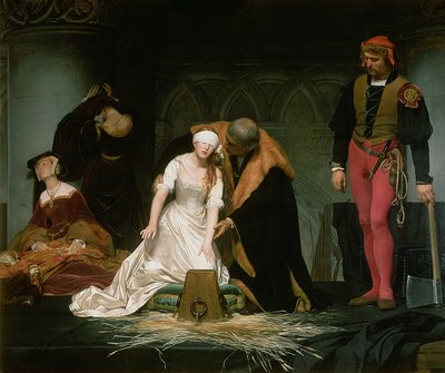 La ejecución de Lady Jane Grey de Hippolyte Delaroche