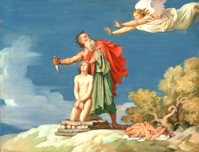 El sacrificio de Isaac de Hippolyte Flandrin