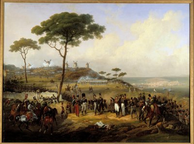 Expedición desde España en 1823: Captura de las trincheras de Santa Margarita frente a La Coruña el 5 de julio de Hippolyte Lecomte