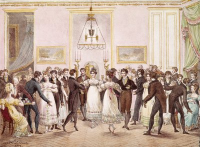 Baile de sociedad de Hippolyte Lecomte