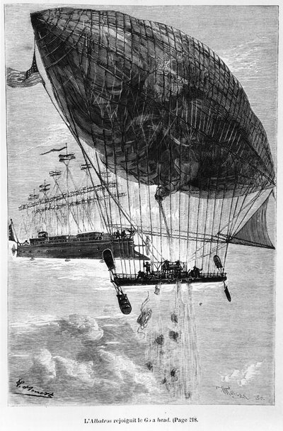 El Albatros y el Go-ahead, ilustración de 