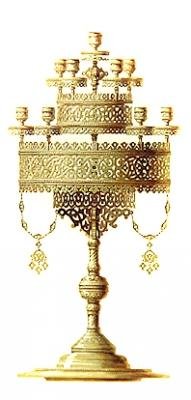 Diseño para un candelabro de Hippolyte Monighetti