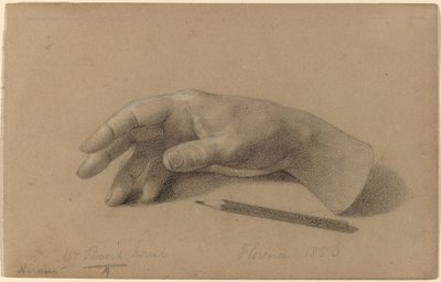 Estudio de una mano de Hiram Powers