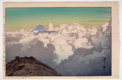 Desde la cumbre de Komagatake, de la serie Los Alpes del Sur de Japón de Hiroshi Yoshida