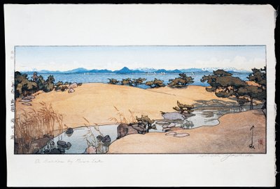 Jardín cerca del lago Biwa de Hiroshi Yoshida