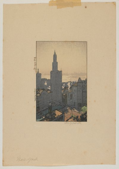 Nueva York, época Showa de Hiroshi Yoshida