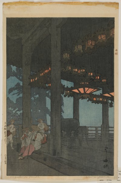 Templo Nigatsudo, Taisho fue de Hiroshi Yoshida